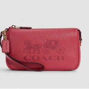 Coach Nolita 19 w/ Horse And Carriage Wristlet Purse Clutch Wallet C4653